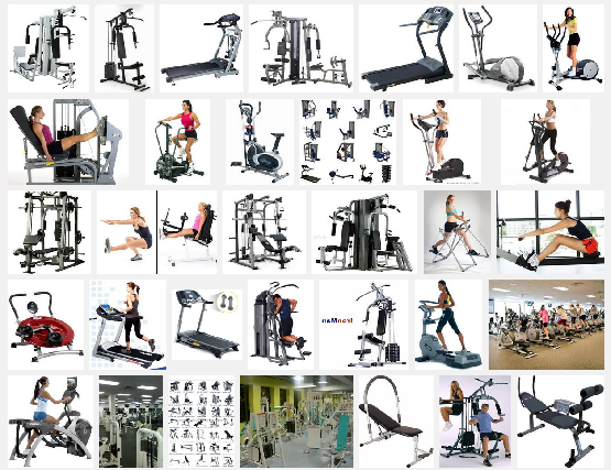 different exercise machines